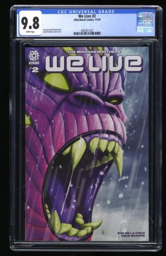 Cover Scan: We Live #2 CGC NM/M 9.8 White Pages Inaki Miranda Cover - Item ID #320369