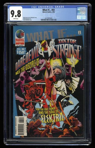 Cover Scan: What If... #83 CGC NM/M 9.8 White Pages Daredevil Doctor Strange! - Item ID #320379