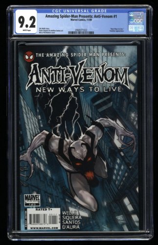 Cover Scan: Amazing Spider-Man Presents: Anti-Venom #1 CGC NM- 9.2 White Pages - Item ID #320646