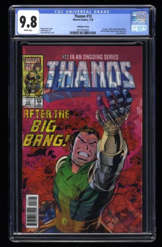 Cover Scan: Thanos #13 CGC NM/M 9.8 White Pages Lenticular Variant 1st Cosmic Ghost Rider! - Item ID #320829