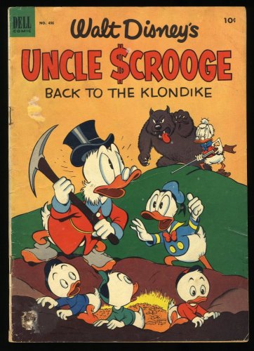 Cover Scan: Four Color #456 VG+ 4.5 Uncle Scrooge Carl Barks! - Item ID #322761