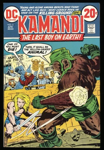Cover Scan: Kamandi, The Last Boy on Earth #5 NM 9.4 The One-Armed Bandit! - Item ID #323431