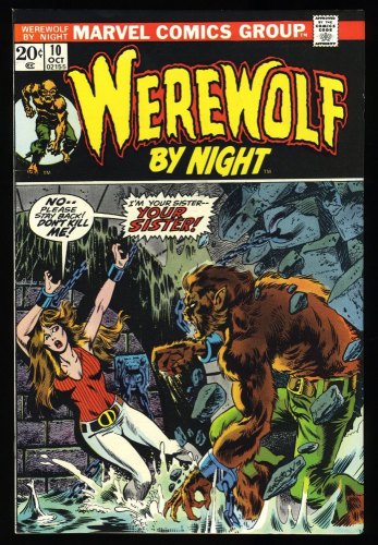 Cover Scan: Werewolf By Night #10 NM- 9.2 1st Appearance Committee! Tom Sutton Cover Art! - Item ID #323471