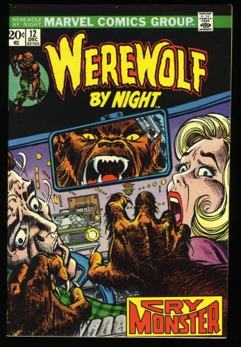 Cover Scan: Werewolf By Night #12 NM 9.4 Cry Werewolf! Gil Kane Cover! John Romita! - Item ID #323472