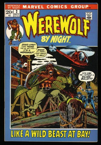 Cover Scan: Werewolf By Night (1972) #2 VF+ 8.5 Mike Ploog Art! Origin Issue! - Item ID #323482