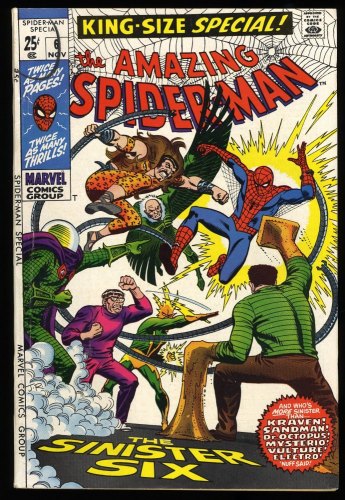 Cover Scan: Amazing Spider-Man Annual #6 FN- 5.5 Sinister Six Appearance! - Item ID #323568