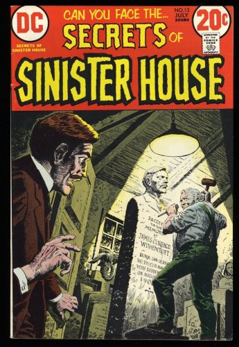 Cover Scan: Secrets of Sinister House #12 VF/NM 9.0 - Item ID #323614