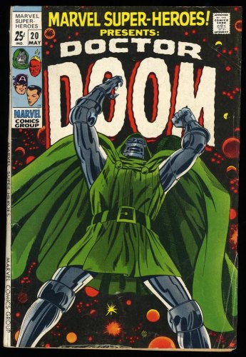 Cover Scan: Marvel Super-Heroes #20 VG 4.0 1st Solo Doctor Doom 1st Valeria! - Item ID #323621