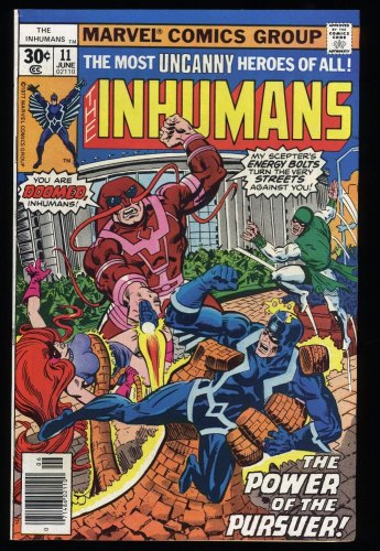 Cover Scan: Inhumans #11 NM 9.4 1st Appearance Korath the Pursuer! - Item ID #323643