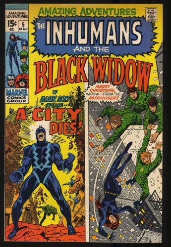 Cover Scan: Amazing Adventures #8 VF+ 8.5 Black Widow Inhumans Thor! - Item ID #323833