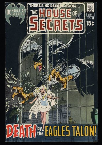 Cover Scan: House Of Secrets #91 VF 8.0 Neal Adams Cover! DC Horror! - Item ID #324427