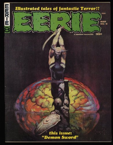Cover Scan: Eerie #8 VF+ 8.5 Story by Steve Ditko! Frazetta Cover - Item ID #324475
