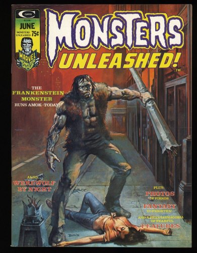 Cover Scan: Monsters Unleashed #6 NM- 9.2 Werewolf by Night! Mike Ploog! - Item ID #324479