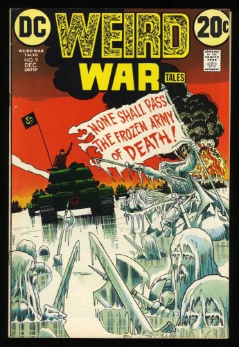 Cover Scan: Weird War Tales #9 VF+ 8.5 Nick Cardy Cover! - Item ID #324589