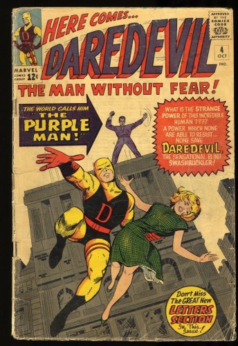 Cover Scan: Daredevil #4 GD 2.0 1st Appearance Killgrave, the Purple Man! - Item ID #325415