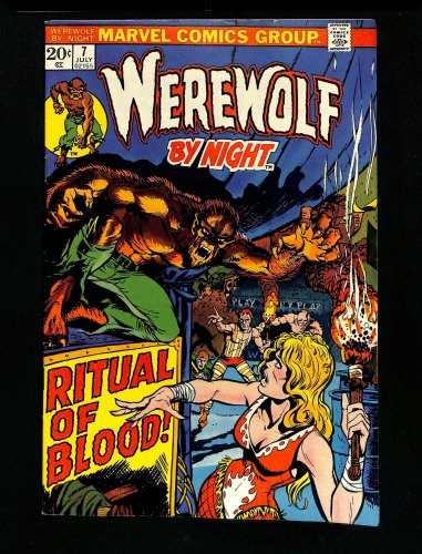 Cover Scan: Werewolf By Night #7 VF+ 8.5 Ritual of Blood! Mike Ploog Cover Art! - Item ID #325671