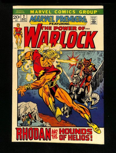 Cover Scan: Marvel Premiere #2 NM 9.4 Power Of Warlock! The Hounds of Helios! - Item ID #326080