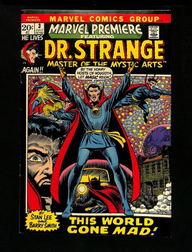 Cover Scan: Marvel Premiere #3 VF+ 8.5 1st Doctor Dr. Strange in title! - Item ID #326081