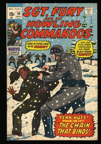 Cover Scan: Sgt. Fury and His Howling Commandos #90 VF 8.0 - Item ID #326508