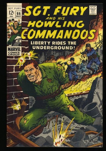 Cover Scan: Sgt. Fury and His Howling Commandos #66 VF 8.0 - Item ID #326520