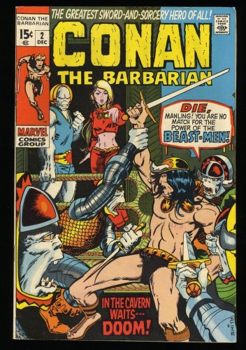 Cover Scan: Conan The Barbarian #2 NM- 9.2 Barry Windsor-Smith Art!! - Item ID #326539