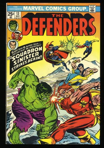 Cover Scan: Defenders #13 NM 9.4 1st Appearance Nebulon! - Item ID #326544