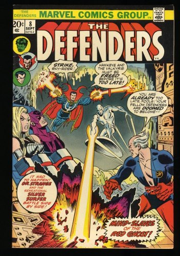 Cover Scan: Defenders #8 NM 9.4 Sal Buscema Cover and Art! Silver Surfer Appearance! - Item ID #326548