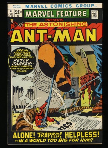Cover Scan: Marvel Feature #4 VF/NM 9.0 Re-introduction of Ant-Man! - Item ID #326556