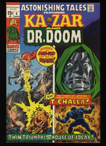 Cover Scan: Astonishing Tales #6 VF+ 8.5 Dr. Doom! 1st Bobbi Morse (Mockingbird)! - Item ID #326580