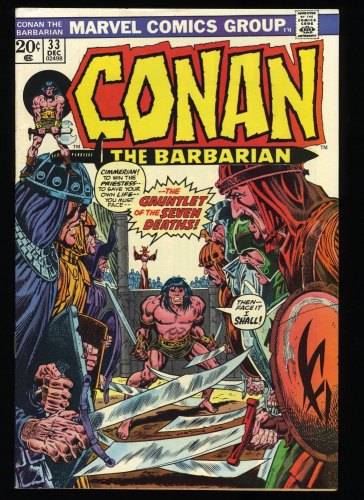 Cover Scan: Conan The Barbarian #33 NM 9.4 - Item ID #326592