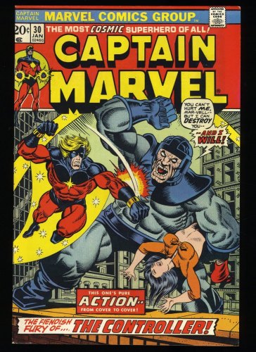 Cover Scan: Captain Marvel #30 NM- 9.2 Controller Appearance! - Item ID #326610