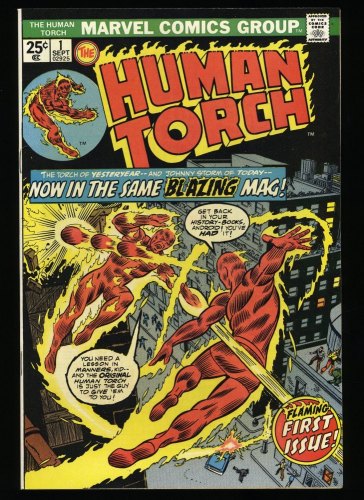 Cover Scan: Human Torch (1974) #1 NM 9.4 - Item ID #326630