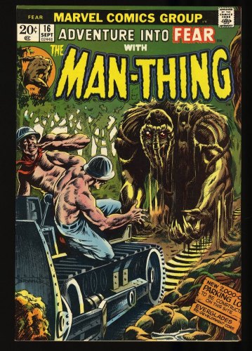 Cover Scan: Fear #16 NM 9.4 Man-Thing! - Item ID #327189