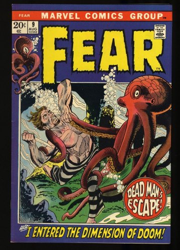 Cover Scan: Fear #9 NM- 9.2 Bronze Age Marvel Horror! - Item ID #327191