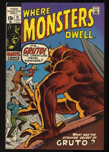 Cover Scan: Where Monsters Dwell #11 NM 9.4 - Item ID #327197