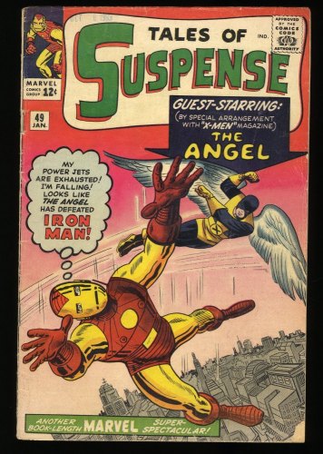 Cover Scan: Tales Of Suspense #49 VG 4.0 1st X-Men Crossover! Iron Man! - Item ID #327317