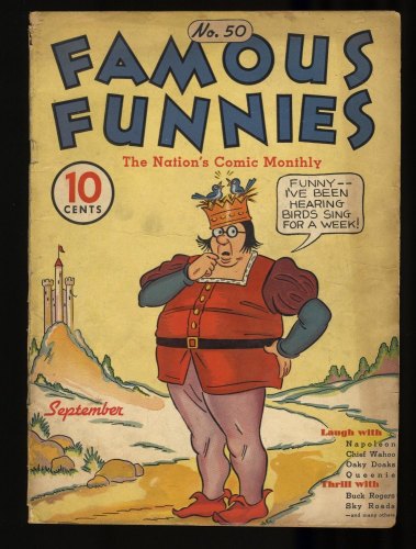 Cover Scan: Famous Funnies #50 GD- 1.8 - Item ID #328082