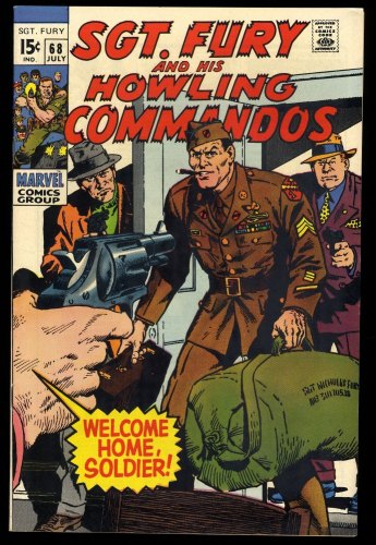 Cover Scan: Sgt. Fury and His Howling Commandos #68 NM 9.4 - Item ID #328505