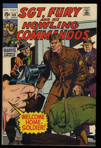 Cover Scan: Sgt. Fury and His Howling Commandos #68 NM 9.4 - Item ID #328505