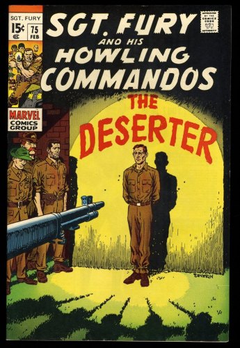 Cover Scan: Sgt. Fury and His Howling Commandos #75 NM- 9.2 - Item ID #328506