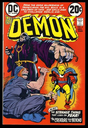 Cover Scan: Demon #4 NM 9.4 Creature from the Beyond! Jack Kirby Cover Art! - Item ID #328550