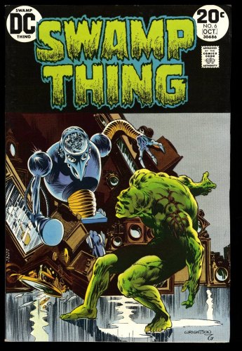 Cover Scan: Swamp Thing #6 NM- 9.2 Classic Wrightson Cover Art! - Item ID #328554