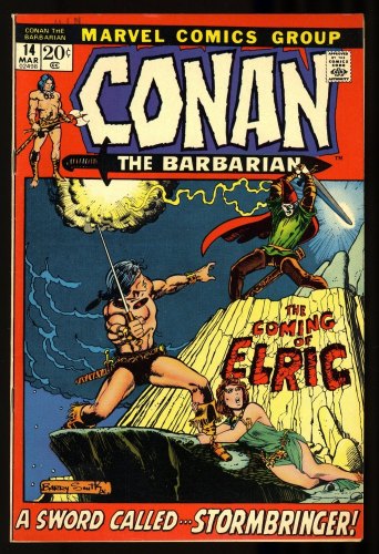 Cover Scan: Conan The Barbarian #14 VF+ 8.5 1st Appearance Elric! 1st Cameo Kulan Goth! - Item ID #328652