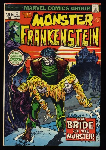 Cover Scan: Frankenstein #2 VF 8.0 Bride of the Monster! 1st App of Bride! - Item ID #329203
