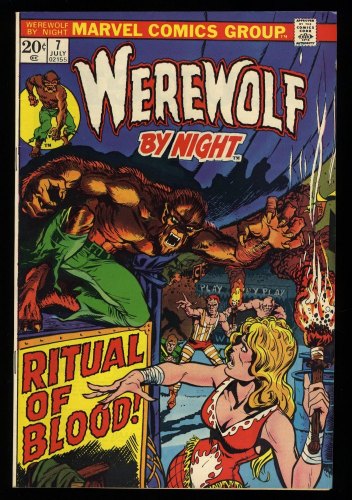Cover Scan: Werewolf By Night #7 NM 9.4 Ritual of Blood! Mike Ploog Cover Art! - Item ID #329223