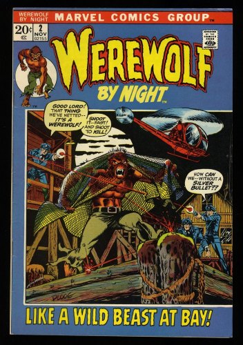 Cover Scan: Werewolf By Night #2 VF 8.0 Mike Ploog Art! Origin Issue! - Item ID #329227