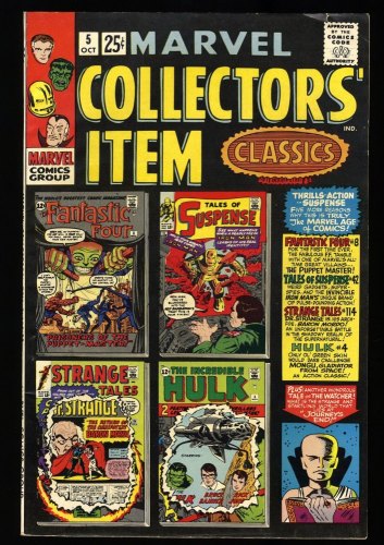 Cover Scan: Marvel Collectors' Item Classics #5 FN/VF 7.0 - Item ID #329356
