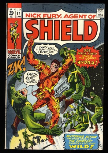 Cover Scan: Nick Fury, Agent of SHIELD #17 VF 8.0 Brave Die Hard! Marie Severin! - Item ID #329363