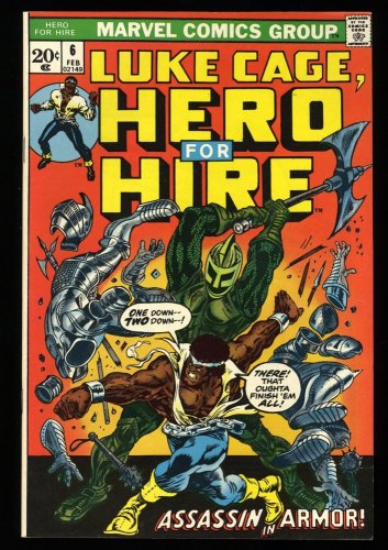 Cover Scan: Hero For Hire #6 NM+ 9.6 - Item ID #329564