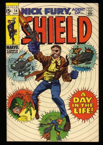 Cover Scan: Nick Fury, Agent of SHIELD #14 NM- 9.2 Trimpe/Grainger Cover - Item ID #329575